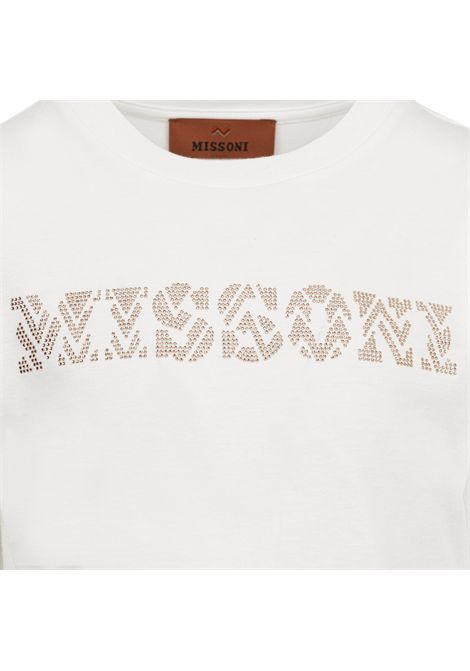 T-shirt con logo MISSONI KIDS | MX8A81 J0177101